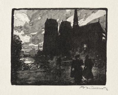 Notre Dame, la Sera da Unknown artist