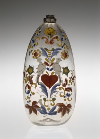 Bottiglia per allattamento o medicinali, c. 1750-1800 (vetro) da Unknown artist