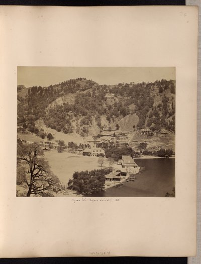Nynee Tal, prima della frana, 1881 da Unknown artist