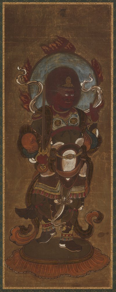 Uno dei dodici deva: Rasetsu-ten (Raksasa, specificamente Nirrti) da Unknown artist