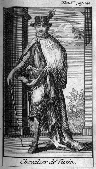 Ordini di Cavalleria. Cavaliere di Tusin in Austria nel XVI secolo. In 