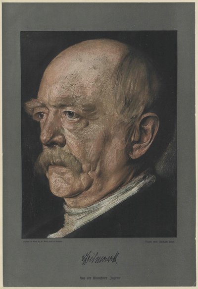 Otto Conte di Bismarck da Unknown artist