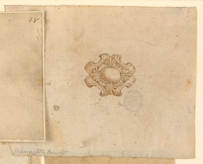 Spilla ovale con diamanti da Unknown artist