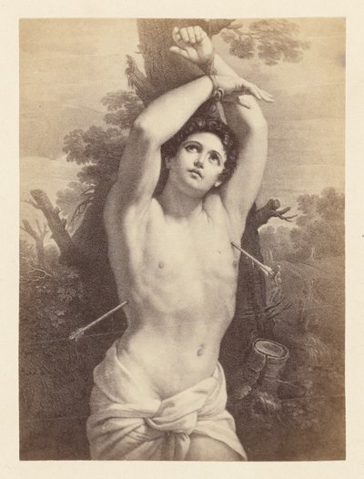 [Dipinto raffigurante il martirio di San Sebastiano]. da Unknown artist
