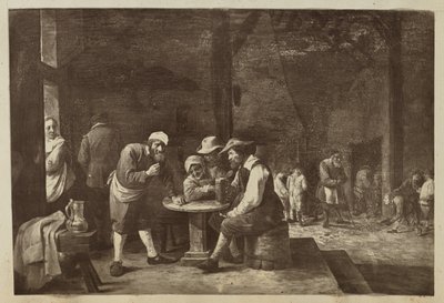 [Quadro di uomini riuniti a tavola] da Unknown artist