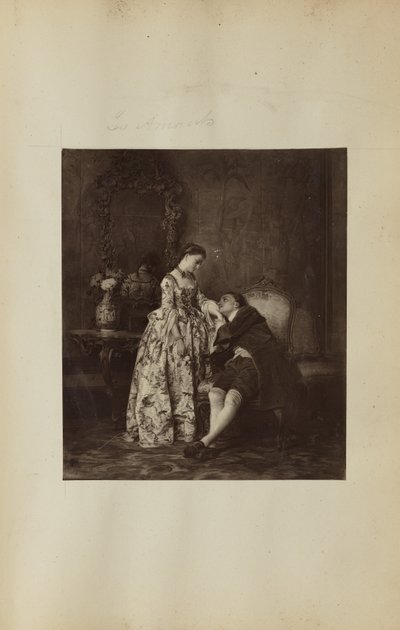 [Pittura di una giovane coppia] da Unknown artist