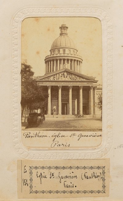 Panthéon - Chiesa di Sainte Geneviève, Parigi da Unknown artist