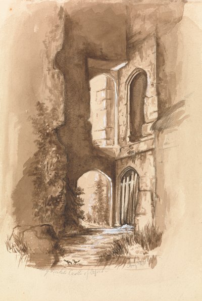 Parte del castello di Becket, Otford da Unknown artist