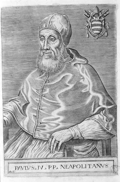 Paolo IV (1476 - 1559) da Unknown artist
