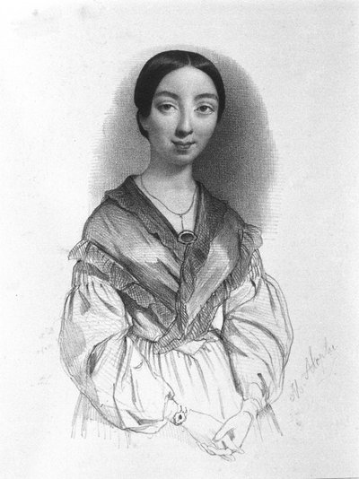 Pauline Viardot-García (1821-1910), cantante francese. da Unknown artist