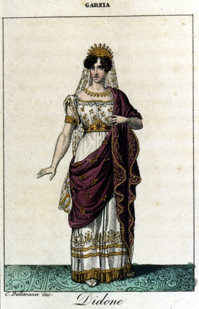 Pauline Viardot - Garcia, cantante francese nel ruolo di Didone. Opera 