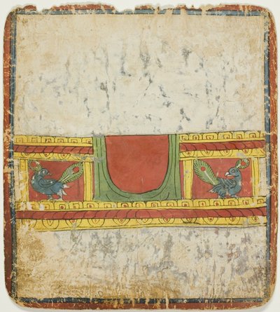 Trono di pavoni, da un set di carte iniziatiche (Tsakali) da Unknown artist