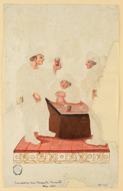 Contadini in una cabaret da Unknown artist