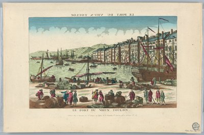 Teatrino, Le Port Du Vieux Toulon da Unknown artist