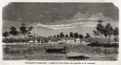 Penitenziario di Saint Louis della Guyana francese, organizzato esclusivamente per il disboscamento per conto del governo, istituito nel 1859 come estensione del penitenziario di Saint Laurent da Unknown artist