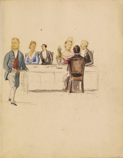 [Collage di foto di una cena] da Unknown artist