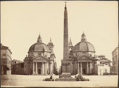 Piazza del Popolo presa dalla Porta (Roma) da Unknown artist