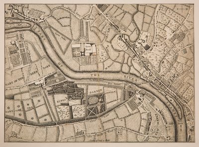 Piano di Richmond, Syon e Kew da Unknown artist