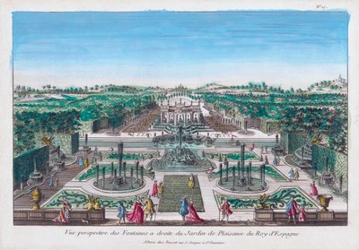 Giardini di piacere del Re di Spagna da Unknown artist