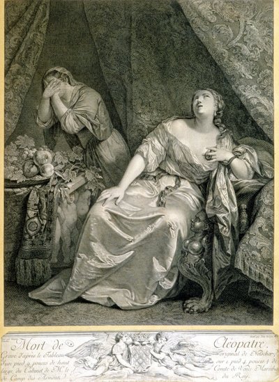 Cleopatra avvelenata da Unknown artist