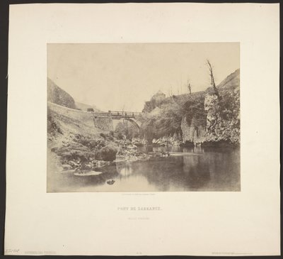 Ponte di Sarrance. Bassi Pirenei. da Unknown artist