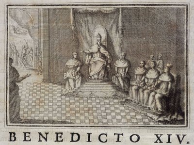 Papa Benedetto XIV (1740-1758) - in "Annali dell