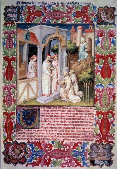 Papa Giovanni XXII affida a Odorico da Pordenone la missione di evangelizzare oltremare da Unknown artist