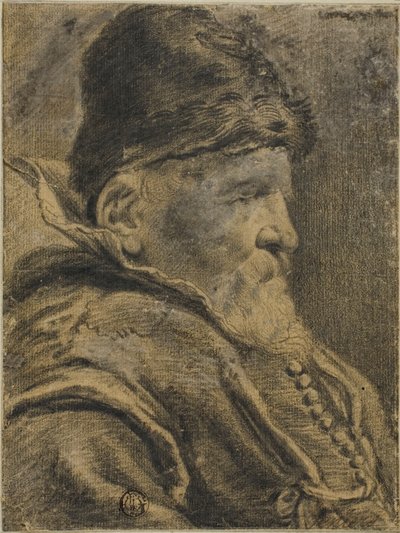 Busto ritratto di un vecchio da Unknown artist