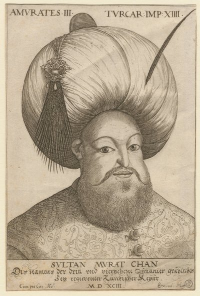 Ritratto di Murad III (1546-1595), sultano ottomano da Unknown artist