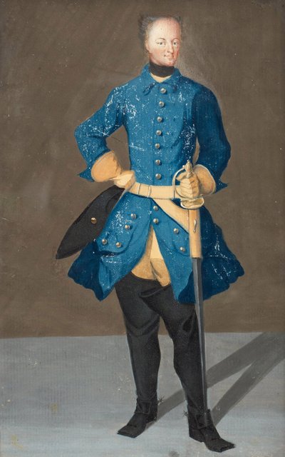 Ritratto del re Carlo XII di Svezia da Unknown artist