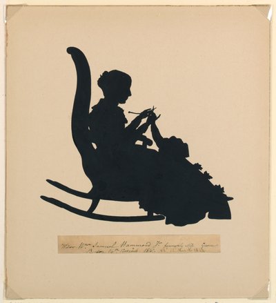 Ritratto in Silhouette da Unknown artist