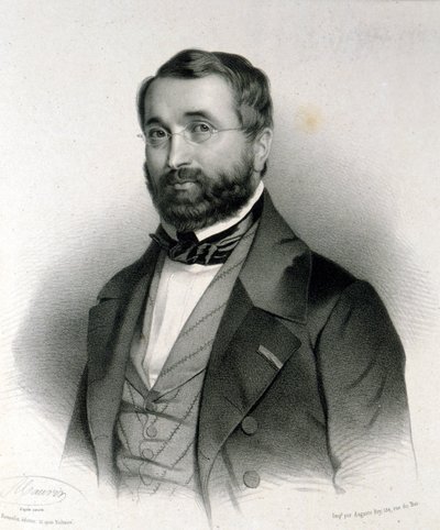 Ritratto di Adolphe Adam (1803-1856), compositore francese da Unknown artist