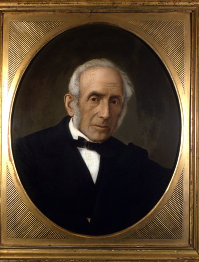 Ritratto di Alessandro Manzoni (1785 - 1873), scrittore italiano. Dipinto anonimo. XIX secolo Milano, casa del Manzoni da Unknown artist