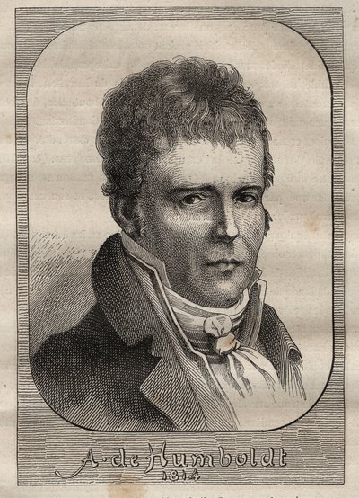 Ritratto di Alexander von Humboldt (1769-1859) - illustrazione da 