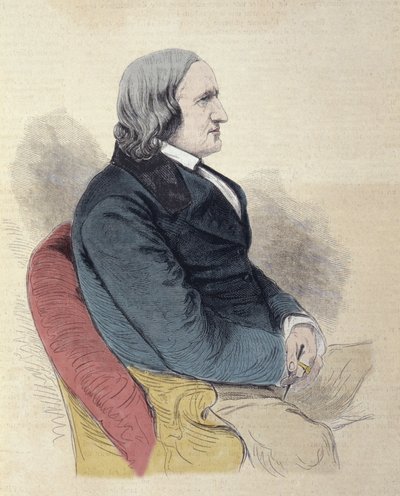 Ritratto di Alfred de Vigny (Alfred Victor, Conte di Vigny) da Unknown artist