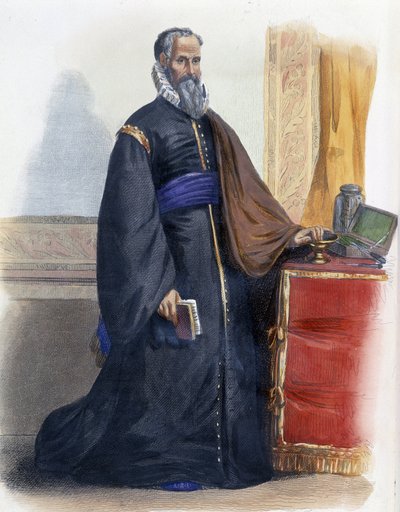 Ritratto di Ambroise Paré, medico e chirurgo francese (1509-1590) da Unknown artist