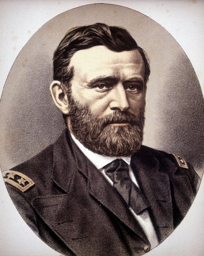 Ritratto del generale e statista americano Ulysses Simpson Grant (1822 - 1885) da Unknown artist