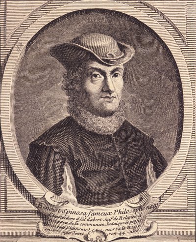 Ritratto di Baruch Spinoza (1632-1677), filosofo olandese da Unknown artist