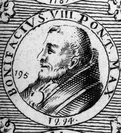 Ritratto di Bonifacio VIII (Benedetto Caetani detto Bonifacio VIII) da Unknown artist