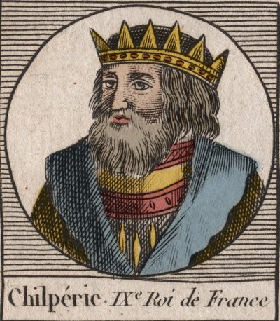 Ritratto di Chilperico I da Unknown artist