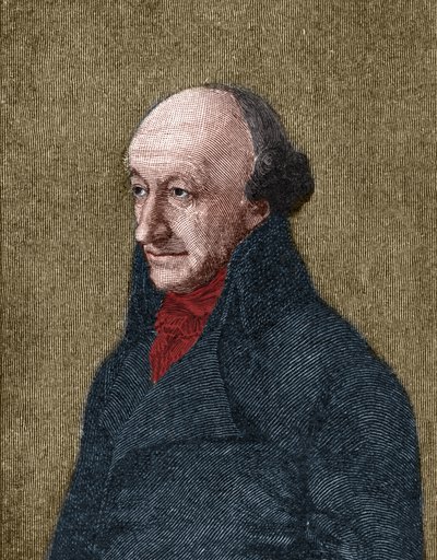 Ritratto di Christoph Martin Wieland, poeta, traduttore e editore tedesco da Unknown artist