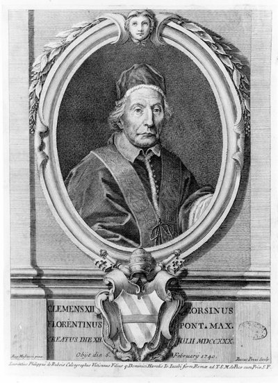 Ritratto di Clemente XII (1652 - 1740). da Unknown artist
