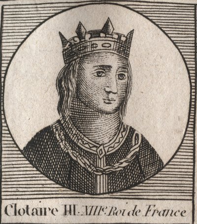 Ritratto di Clotario III da Unknown artist