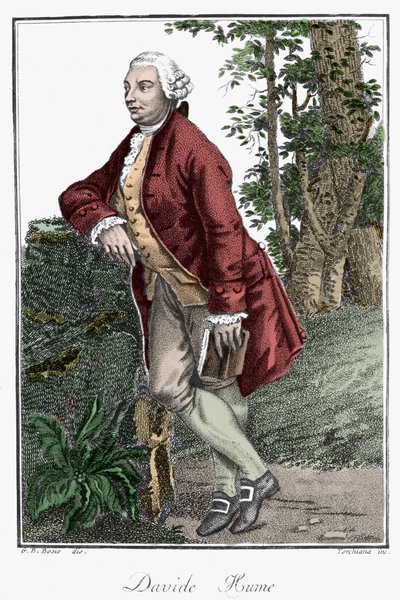 Ritratto di David Hume, filosofo scozzese (1711-1776) da Unknown artist