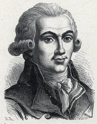 Ritratto di Elie Guadet (1758-1794), rivoluzionario francese da Unknown artist