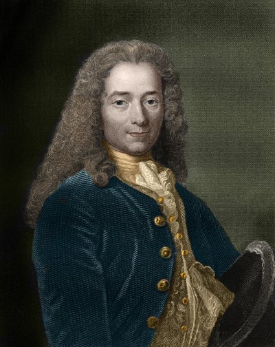 Ritratto di François-Marie Arouet, detto Voltaire (1694-1778), scrittore e filosofo francese da Unknown artist