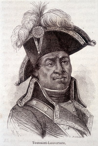 Ritratto di Francois Dominique Toussaint detto "Toussaint-Louverture" da Unknown artist
