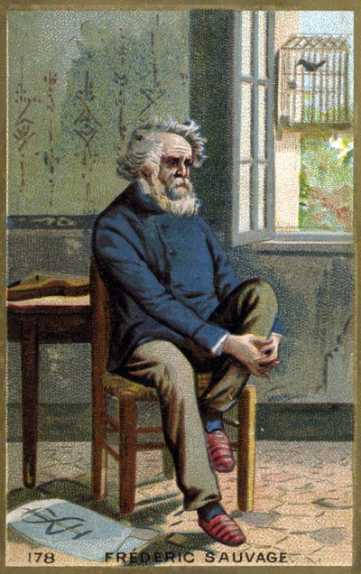 Ritratto di Frédéric Sauvage (1786 - 1857), inventore francese da Unknown artist