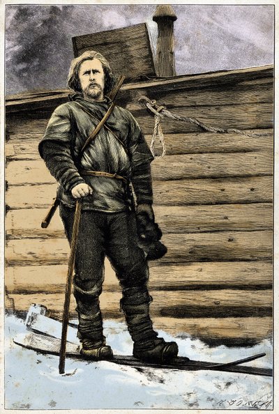 Ritratto di Fridtjof Nansen (1861-1930), esploratore norvegese nel 1896 da Unknown artist
