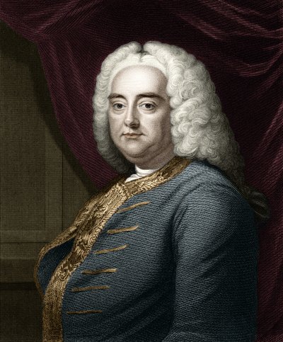 Ritratto di George Frederick Handel (Georg Friedrich Handel) da Unknown artist